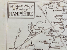 Load image into Gallery viewer, Vintage Map of Isle of Wight and Hampshire, 1909 - The Seaview Collection