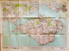 Load image into Gallery viewer, Ordnance Survey Map of the Isle of Wight, published and printed c.1932