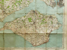 Load image into Gallery viewer, Ordnance Survey Map of the Isle of Wight, published and printed c.1925
