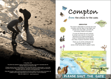 Load image into Gallery viewer, Compton - from the skies to the seas - a love letter to the landscape, by Rosy Burke - The Seaview Collection