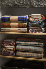 Load image into Gallery viewer, Small Checked Random Recycled Wool Blanket
