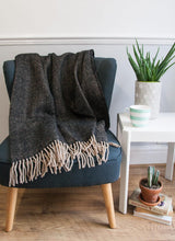 Load image into Gallery viewer, Herringbone Pure New Wool Throw - Vintage
