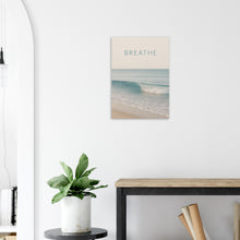 Load image into Gallery viewer, Breathe | Ocean Wave Minimalist Poster - Elegant Ocean Art Print for Home Decor
