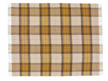 Load image into Gallery viewer, Skye Shetland Pure New Wool Throw - Gold
