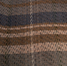 Load image into Gallery viewer, Large Checked Random Recycled Wool Blanket
