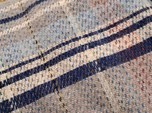 Load image into Gallery viewer, Large Checked Random Recycled Wool Blanket

