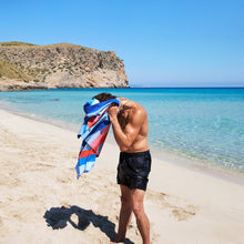 Load image into Gallery viewer, XL Ocean Pavilion Beach Towel
