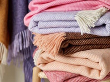 Load image into Gallery viewer, Sweet Shop Herringbone Pure New Wool Throws
