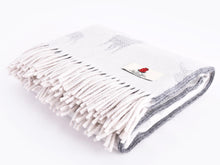 Load image into Gallery viewer, Stag Merino Lambswool Throw - Grey
