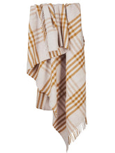 Load image into Gallery viewer, Hex XL Pure New Wool Throw - English Mustard
