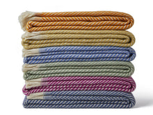 Load image into Gallery viewer, Chevron Recycled Wool Throw - Assorted Colours
