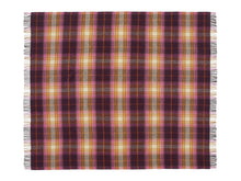 Load image into Gallery viewer, Winterton Merino Lambswool Throw - Burgundy
