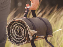 Load image into Gallery viewer, Waterproof Picnic Rug Roll - Random Check Recycled Wool
