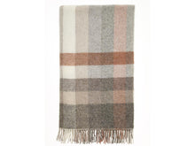 Load image into Gallery viewer, Woodale Pure New Wool Shetland Throw - Blush
