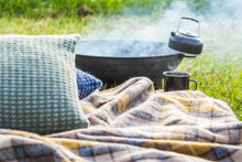 Load image into Gallery viewer, Tartan Waterproof Eventer Picnic Blanket - Natural Buchanan
