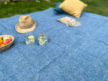 Load image into Gallery viewer, Honeycomb Waterproof Eventer Picnic Blanket - Ink Blue
