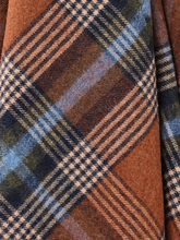 Load image into Gallery viewer, Dorset Shetland Pure New Wool Throw - Rust
