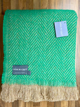Load image into Gallery viewer, Chevron Recycled Wool Throw - Assorted Colours
