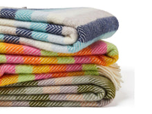 Load image into Gallery viewer, Stripe Pure New Wool Throw - Refresh
