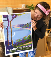Load image into Gallery viewer, Meadfoot Beach, Torquay - Limited Edition A2
