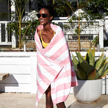 Load image into Gallery viewer, XL Malibu Pink Beach Towel
