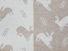Load image into Gallery viewer, Hare Merino Lambswool Throw - Fawn

