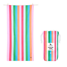 Load image into Gallery viewer, Dock &amp; Bay XL quick-dry beach towel in Tutti Frutti print
