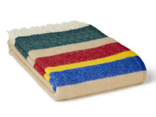 Load image into Gallery viewer, Alaska Stripe Pure New Wool Throw - Pop
