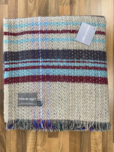 Load image into Gallery viewer, Large Checked Random Recycled Wool Blanket
