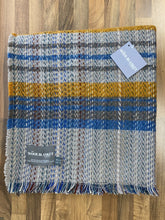 Load image into Gallery viewer, Large Checked Random Recycled Wool Blanket
