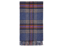 Load image into Gallery viewer, Dorset Shetland Pure New Wool Throw - Mid Blue
