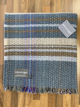 Load image into Gallery viewer, Large Checked Random Recycled Wool Blanket
