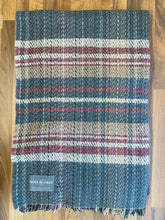 Load image into Gallery viewer, Small Checked Random Recycled Wool Blanket
