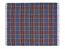 Load image into Gallery viewer, Dorset Shetland Pure New Wool Throw - Mid Blue
