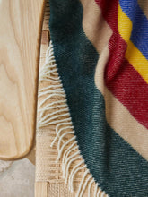 Load image into Gallery viewer, Alaska Stripe Pure New Wool Throw - Pop
