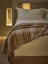 Load image into Gallery viewer, Hex XL Pure New Wool Throw - English Mustard
