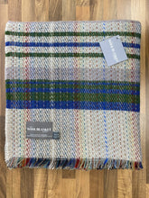 Load image into Gallery viewer, Large Checked Random Recycled Wool Blanket
