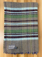 Load image into Gallery viewer, Small Checked Random Recycled Wool Blanket
