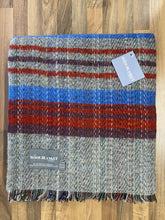 Load image into Gallery viewer, Large Checked Random Recycled Wool Blanket
