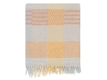 Load image into Gallery viewer, Patchwork Merino Lambswool Throw - Sunshine
