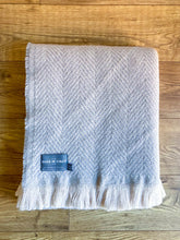 Load image into Gallery viewer, Chevron Recycled Wool Throw - Assorted Colours
