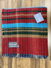 Load image into Gallery viewer, Large Checked Random Recycled Wool Blanket
