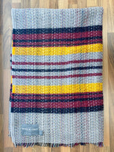 Load image into Gallery viewer, Small Checked Random Recycled Wool Blanket
