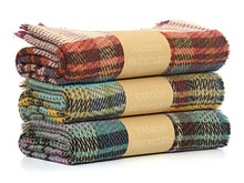 Load image into Gallery viewer, Small Checked Random Recycled Wool Blanket

