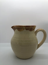 Load image into Gallery viewer, Beautiful Vintage Donald Beckley Oatmeal and Brown Jug, Seaview Pottery IOW c.1972
