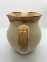 Load image into Gallery viewer, Beautiful Vintage Donald Beckley Oatmeal and Brown Jug, Seaview Pottery IOW c.1972
