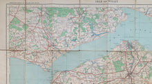 Load image into Gallery viewer, Ordnance Survey Map of the Isle of Wight, published and printed in 1919
