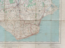Load image into Gallery viewer, Ordnance Survey Map of the Isle of Wight, published and printed in 1919
