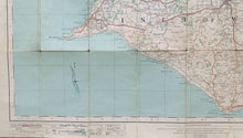 Load image into Gallery viewer, Ordnance Survey Map of the Isle of Wight, published and printed in 1919

