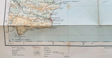 Load image into Gallery viewer, Ordnance Survey Road Map of the Isle of Wight and Portsmouth Published in 1914
